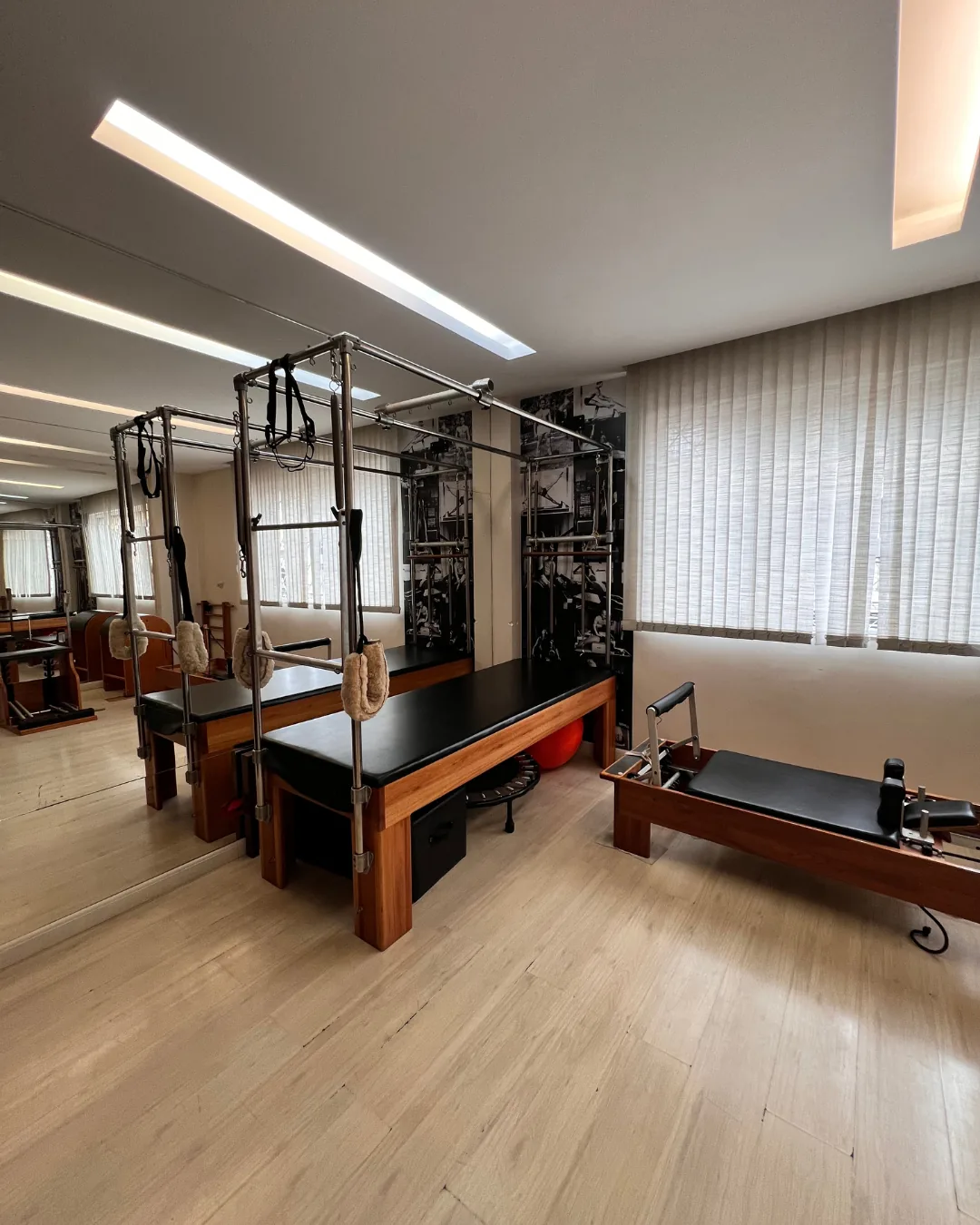 Equipamentos para as aulas de Pilates